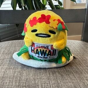 Gudetama by Sanrio I love Hawaii plush